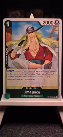 Limejuice | OP17-032 | Green Rare | Red-Haired Pirates