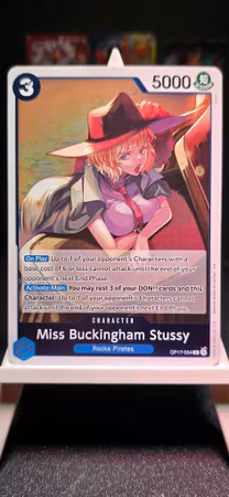 Miss Buckingham Stussy | OP17-054 | Blue Rare | Rocks Pirates