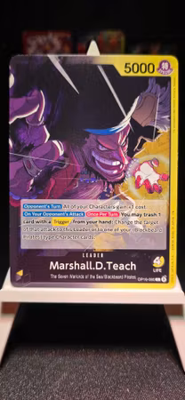Marshall D Teach | OP16-080 | Black/Yellow Leader | Blackbeard Pirates