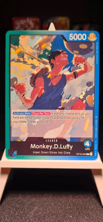 Monkey D Luffy | OP16-022 | Green/Blue Leader | Straw Hat Crew/Impel Down