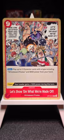 Let's Show 'Em What We're Made Of!! | OP16-019 | Red Event | Whitebeard Pirates