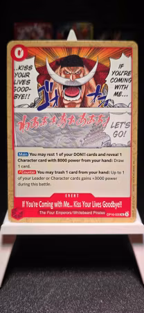 Kiss Your Lives Goodbye!! | OP16-020 | Red Event | Whitebeard Pirates