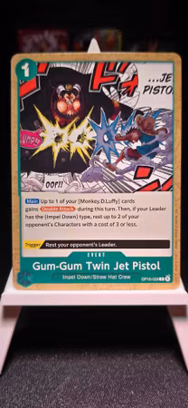 Gum-Gum Twin Jet Pistol | OP16-039 | Green Event | Impel Down/Straw Hat Crew