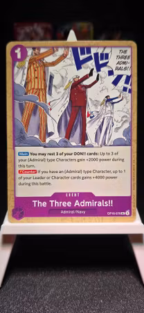 The Three Admirals!! | OP16-076 | Purple Event | Navy