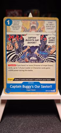 Captain Buggy's Our Savior!! | OP16-057 | Blue Event | Impel Down
