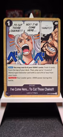 I've Come Here... To Cut Those Chains!!! | OP16-099 | Black Event | Land of Wano