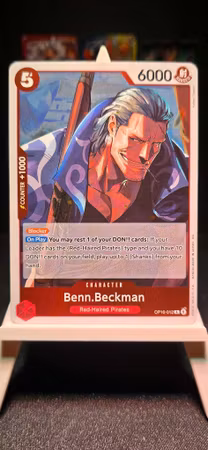 Benn.Beckman | OP16-012 | Red Rare | Whitebeard Pirates