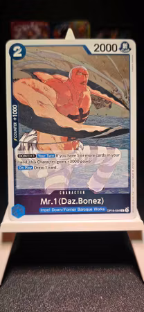 Mr.2 (Daz.Bonez | OP16-054 | Blue Rare | Impel Down/Former Baroque Works