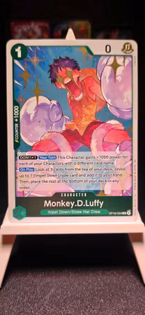 Monkey D Luffy | OP16-034 | Green Rare | Impel Down/Straw Hat Crew