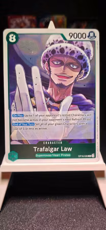 Trafalgar Law | OP16-030 | Green Rare | Supernovas/Heart Pirates