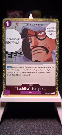 ''Buddha'' Sengoku | OP16-077 | Purple Rare Event | Navy