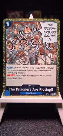 The Prisoners Are Rioting!! | OP16-058 | Blue Rare Event | Impel Down