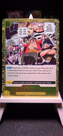 Zehahahahaha! | OP16-116 | Yellow Rare Event | Blackbeard Pirates