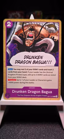 Drunken Dragon Bagua | OP17-078 | Purple Event | Animal Kingdom Pirates