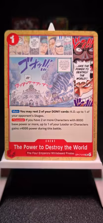 The Power to Destroy the World | OP17-018 | Red Event | Whitebeard Pirates