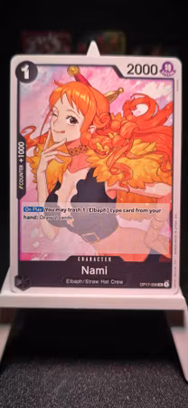 Nami | OP17-086 | Black UC/C | Elbaph/Straw Hat Crew