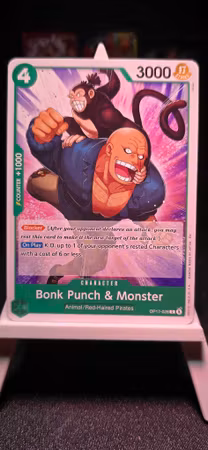 Bonk Punch & Monster | OP17-028 | Green UC/C | Animal/Red-Haired Pirates