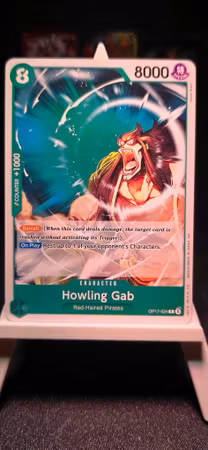 Howling Gab | OP17-024 | Green UC/C | Red-Haired Pirates