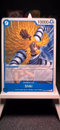 Shiki | OP17-043 | Blue UC/C | Impel Down/Golden Lion Pirates