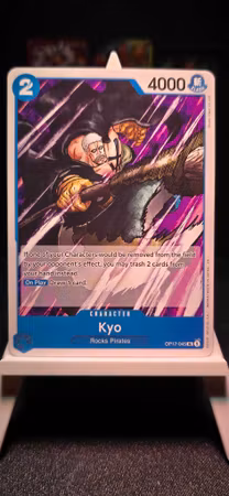 Kyo  | OP17-045 | Blue UC/C | Rocks Pirates