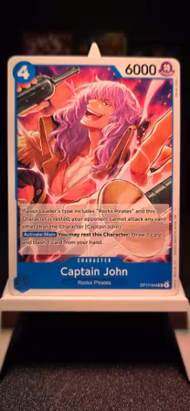 Captain John | OP17-044 | Blue UC/C | Rocks Pirates