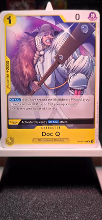 Doc Q | OP16-109 Yellow UC/C | Blackbeard Pirates