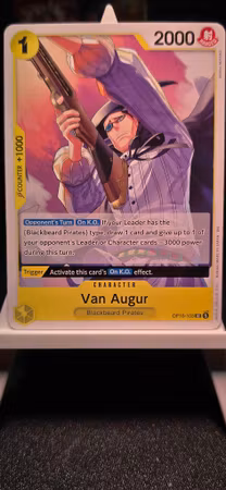 Van Augur | OP16-103 Yellow UC/C | Blackbeard Pirates
