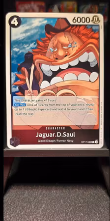 Jaguar D Saul | OP17-089 | Black Rare | Giant/Elbaph/Former Navy