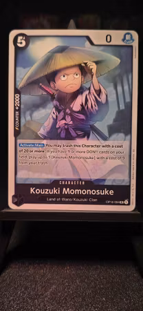 Kouzuki Momonosuke | OP16-084 | Black UC/C | Land of Wano/Kouzuki Clan