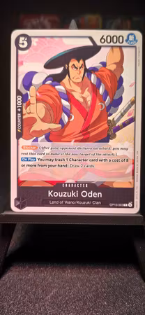 Kouzuki Oden | OP16-083 | Black UC/C | Land of Wano/Kouzuki Clan