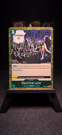 Electrical Luna | OP08-036 | Green Rare Event | Minks
