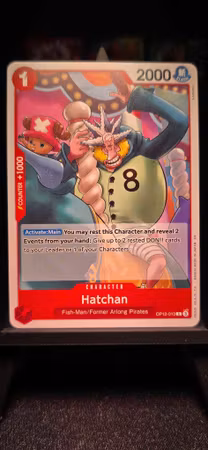 Hatchan | OP12-013 | Red UC/C | Fish-Man/Former Arlong Pirates