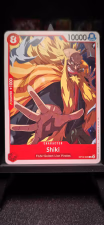 Shiki | OP12-005 | Red UC/C | Flm/Golden Lion Pirates