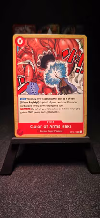 Color of Arms Haki | OP12-019 | Red Event | Former Roger Pirates
