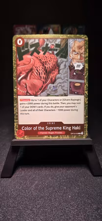 Color of the Supreme King Haki | OP12-018 | Red Rare Event | Former Roger Pirates