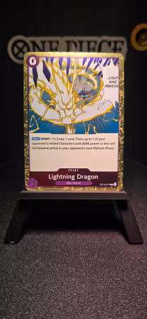 Lightning Dragon | OP15-077 | Purple Rare | Sky Island