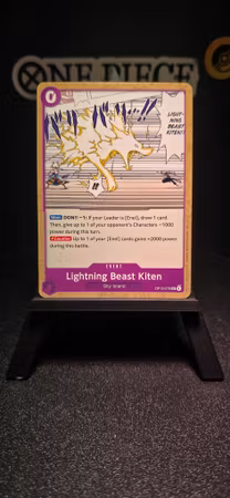 Lightning Beast Kiten | OP15-076 | Purple UC/C | Sky Island
