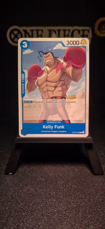 Kelly Funk | OP15-043 | Blue UC/C | Dressrosa/Mogaro Kingdom