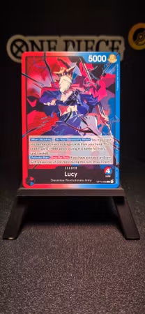 Lucy | OP15-002 | Red/Blue Leader | Dressrosa/Revolutionary Army