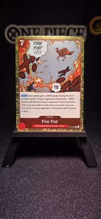 Fire Fist | OP15-020 | Red Rare Event | Dressrosa/Revolutionary Army