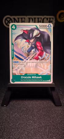 Dracule Mihawk | OP15-027 | Green UC/C | East Blue/The Seven Warlords of the Sea
