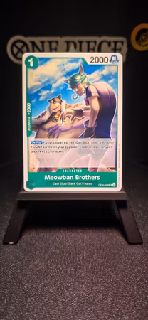 Meowban Brothers | OP15-028 | Green UC/C | East Blue/Black Cat Pirates