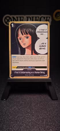 I Find It Embarrassing as a Human Being | OP15-097 | Black UC/C | Straw Hat Crew