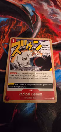 Radical Beam!! | OP01-029 | Red Event | Straw Hat Crew