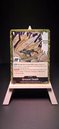 Ground Death | OP14-96 | Black Rare Event | The Seven Warlords of the Sea/Baroque Works