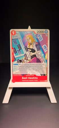 Basil Hawkins | OP14-010 | Red UC/C | Supernovas/Hawkins Pirates