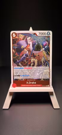X.Drake | OP14-016 | Red Rare | Supernovas/Navy/Drake Pirates