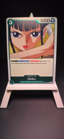Okiku | OP01-035 | Green Rare | Land of Wano/Akazaya Nine