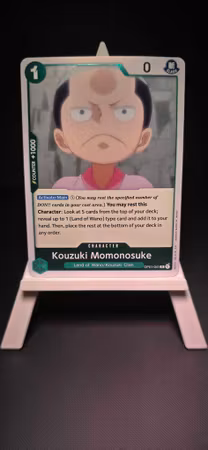 Kouzuki Momonosuke | OP01-041 | Green Rare | Land of Wano/Kouzuki clan