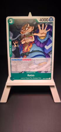 Raizo | OP01-052 | Green UC/C | Land of Wano/The Akazaya Nine
